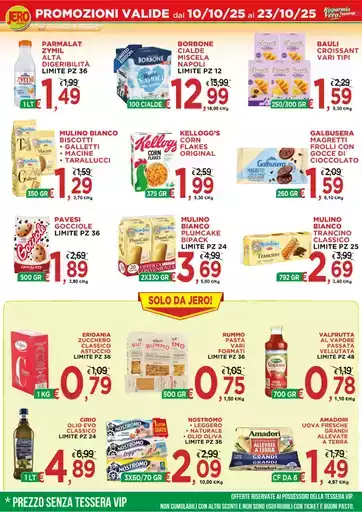 Promozione valide dal 10/10 al 23/10/2025 Promozione valide dal 10/10 al 23/10/2025