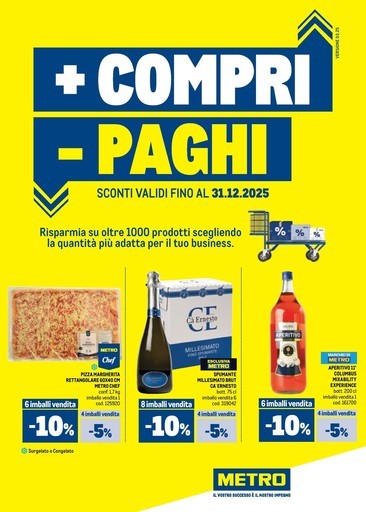 + Compri - Paghi + Compri - Paghi