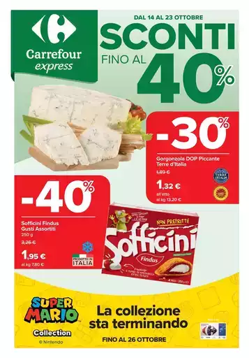 Sconti fino al 40%
