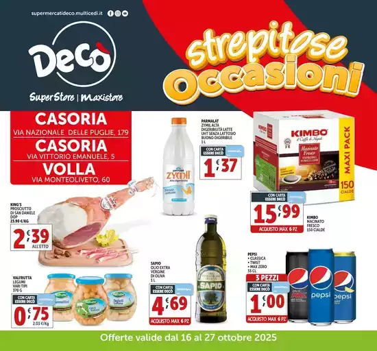 Strepitose occasioni Strepitose occasioni