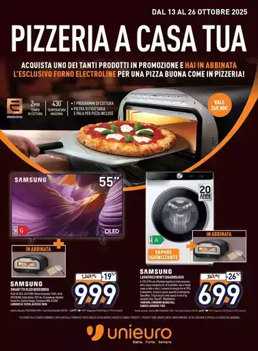 Pizzeria a casa tua con Unieuro!