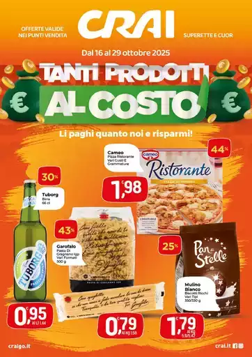 Tanti prodotti al costo Tanti prodotti al costo