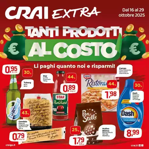 Tanti prodotti al costo Tanti prodotti al costo