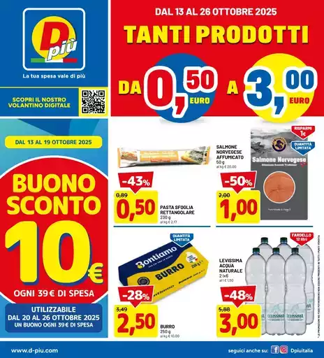 Tanti prodotti da 0.50€ a 3.00€ Tanti prodotti da 0.50€ a 3.00€