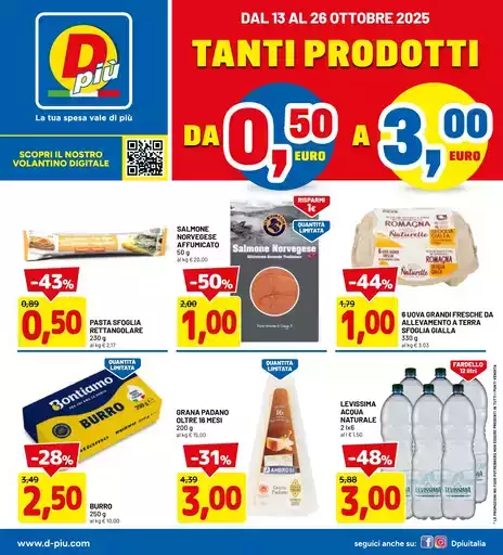 Tanti prodotti da 0.50€ a 3.00€ Tanti prodotti da 0.50€ a 3.00€