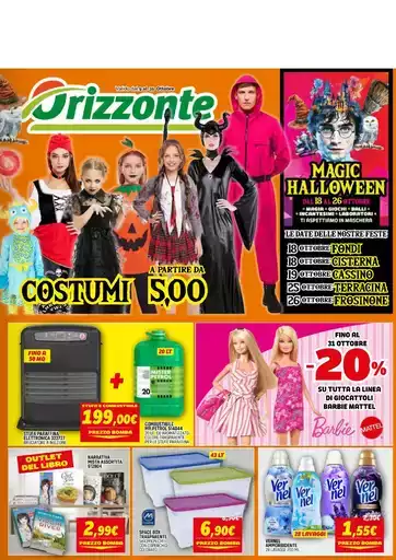 Valide dal 9 al 13 ottobre