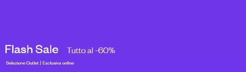 Tutto al -60% Tutto al -60%