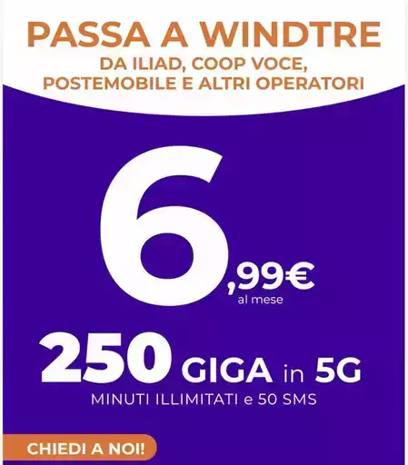 Passa a Windtre Passa a Windtre
