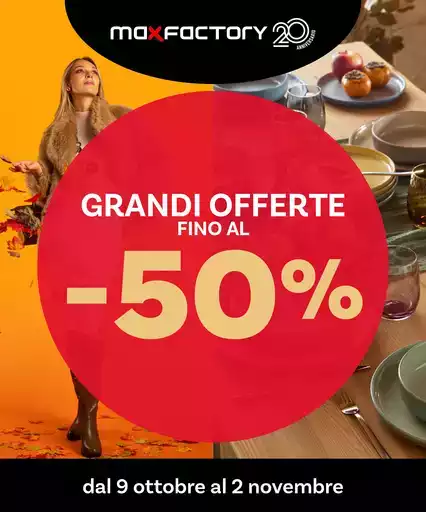 Grandi Offerte fino al -50% Grandi Offerte fino al -50%
