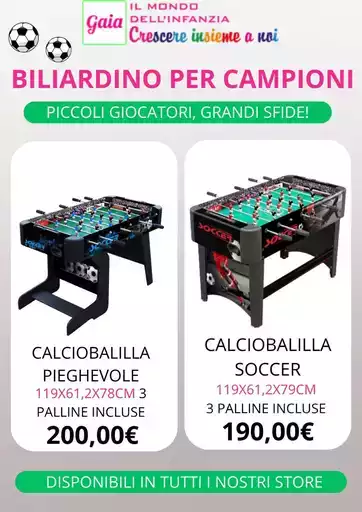 Biliardino per campioni Biliardino per campioni