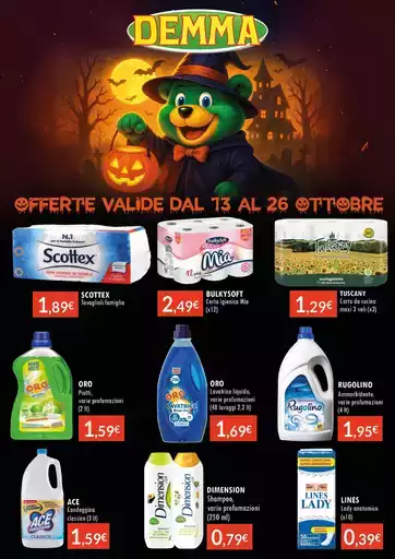 Offerte valide dal 13 al 26 ottobre Offerte valide dal 13 al 26 ottobre