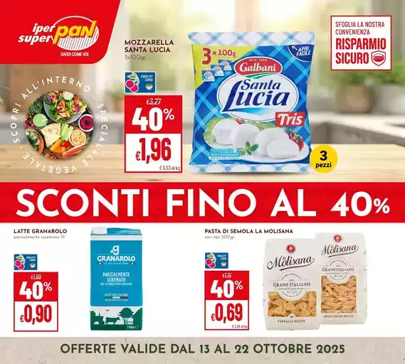 Sconti fino al 40% Sconti fino al 40%
