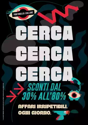 Sconti dal 30% all 80%