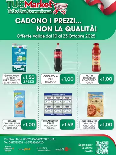 Cadono i prezzi...