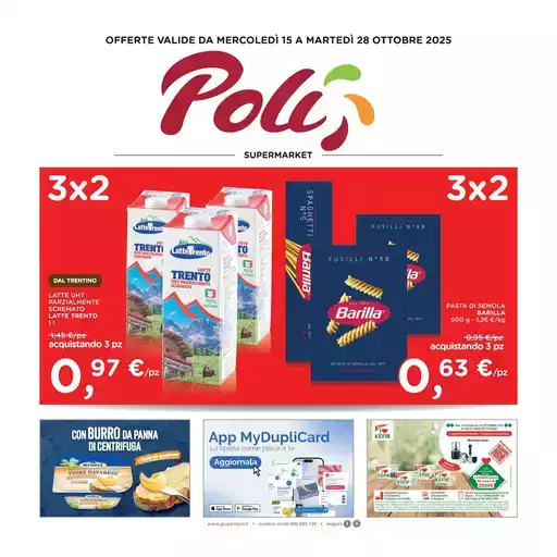 OFFERTE VALIDE DA MERCOLEDÌ 15 A MARTEDÌ 28 OTTOBRE 2025 OFFERTE VALIDE DA MERCOLEDÌ 15 A MARTEDÌ 28 OTTOBRE 2025