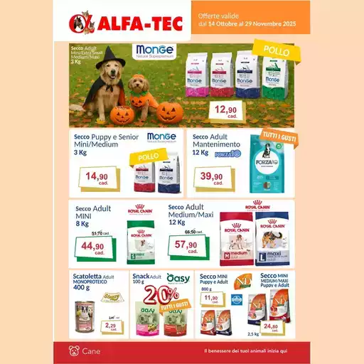 Offerte valide dal 14 ottobre al 29 novembre 2025