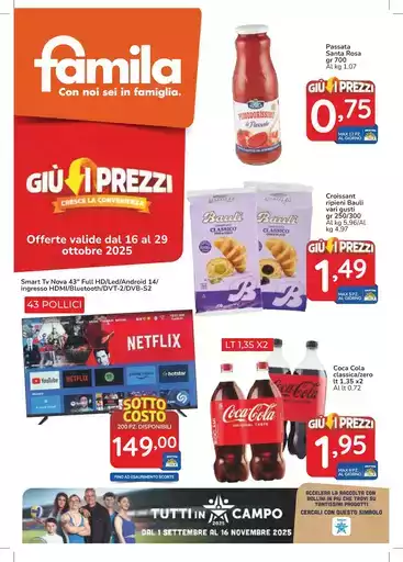 Giu i prezzi Giu i prezzi