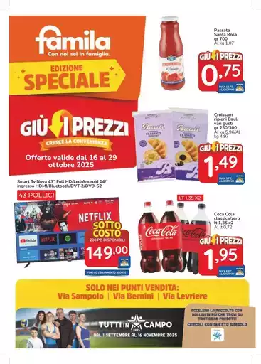Giu i prezzi Giu i prezzi