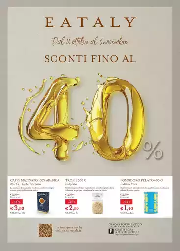 SCONTI FINO AL 40%