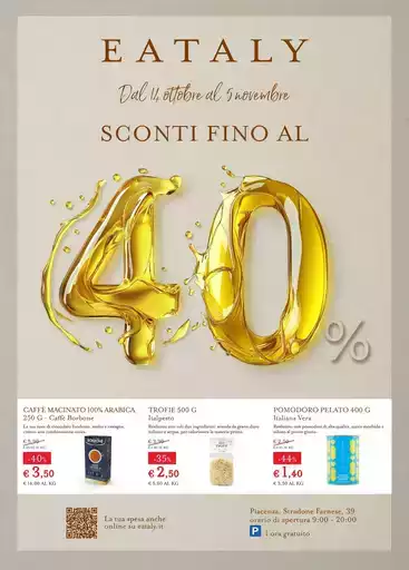 SCONTI FINO AL 40% SCONTI FINO AL 40%