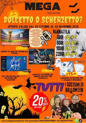 Mega Prenestina - Dolcetto o scherzetto