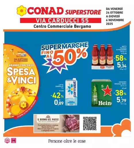 Supermarche fino al 50%