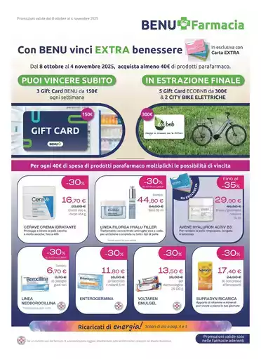 Con benu vinci extra benessere