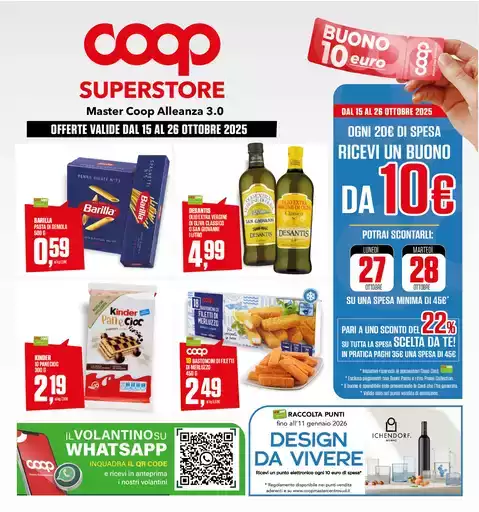 OFFERTE VALIDE DAL 15 AL 26 OTTOBRE 2025 OFFERTE VALIDE DAL 15 AL 26 OTTOBRE 2025