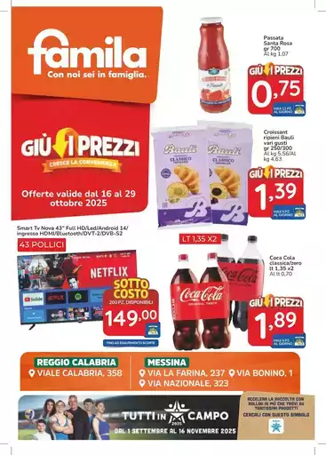 Giu i prezzi Giu i prezzi