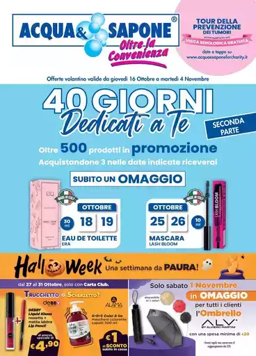 40 giorni dedicati a te!