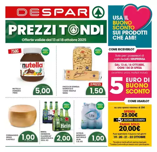 Prezzi tondi Prezzi tondi
