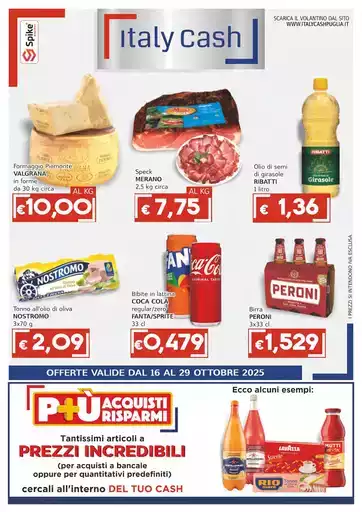 OFFERTE VALIDE DAL 16 AL 29 OTTOBRE 2025 OFFERTE VALIDE DAL 16 AL 29 OTTOBRE 2025