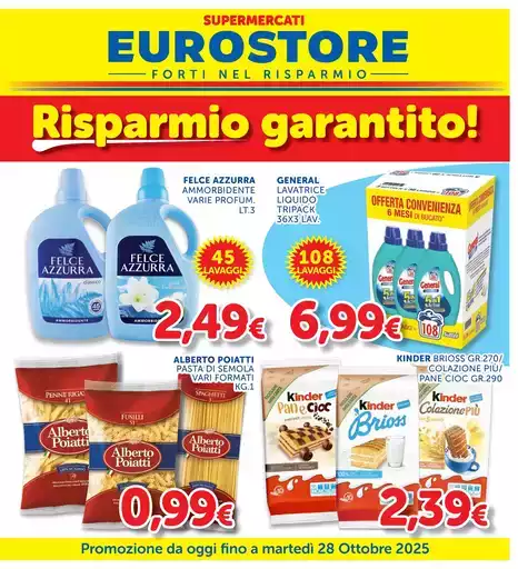 Risparmio garantito! Risparmio garantito!