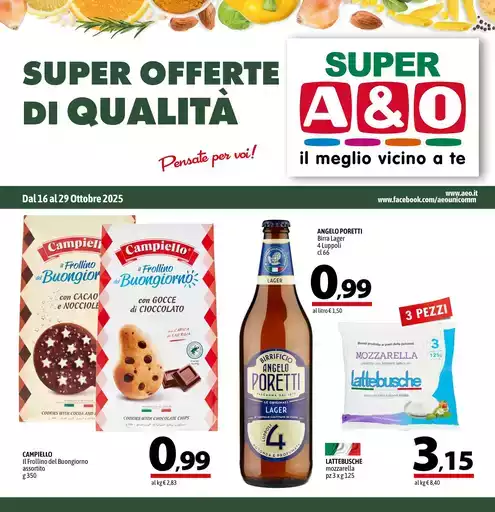 SUPER OFFERTE DI QUALITÀ SUPER OFFERTE DI QUALITÀ