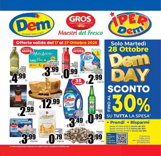 Offerte valide dal 17 al 27 Ottobre 2025 Offerte valide dal 17 al 27 Ottobre 2025