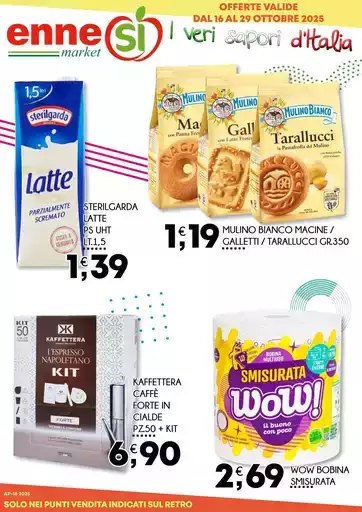OFFERTE VALIDE DAL 16 AL 29 OTTOBRE 2025 OFFERTE VALIDE DAL 16 AL 29 OTTOBRE 2025