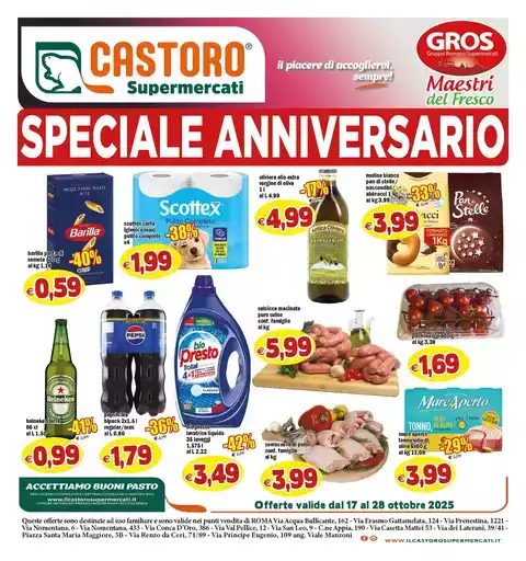 Speciale anniversario Speciale anniversario