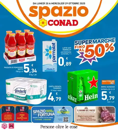 SUPERMARCHE FINO AL 50% SUPERMARCHE FINO AL 50%