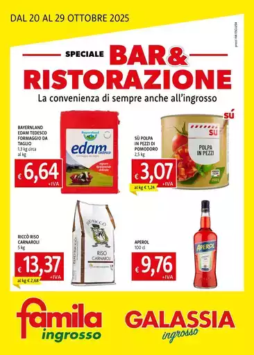 SPECIALE BAR & RISTORAZIONE SPECIALE BAR & RISTORAZIONE