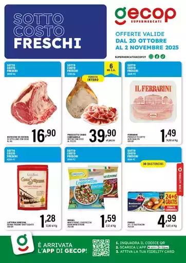 Sottocosto freschi Sottocosto freschi