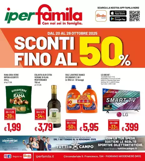 SCONTI FINO AL 50%