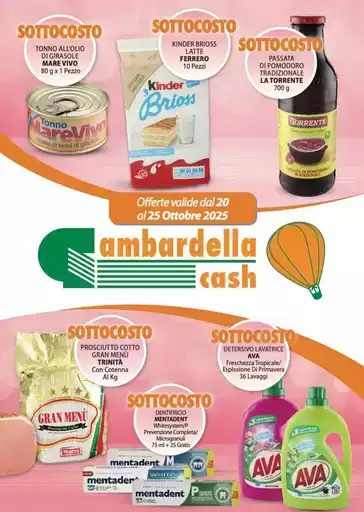 Offerte valide dal 20 al 25 ottobre Offerte valide dal 20 al 25 ottobre
