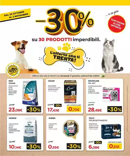 -30% su 30 prodotti imperdibili! -30% su 30 prodotti imperdibili!