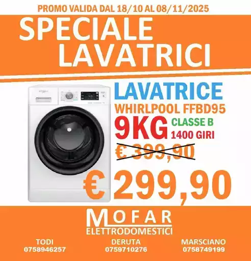 Speciale lavatrici Speciale lavatrici