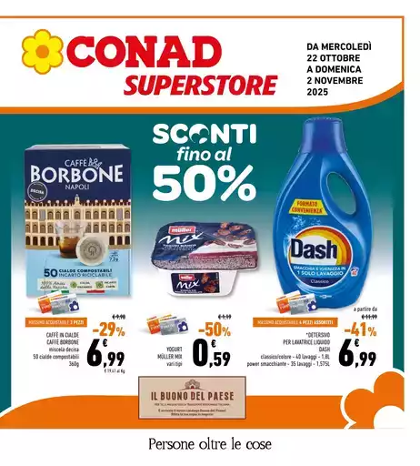 Sconti fino al 50%