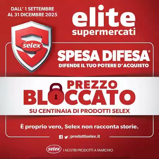 Spesa Difesa Selex - Prezzi Bloccati Spesa Difesa Selex - Prezzi Bloccati