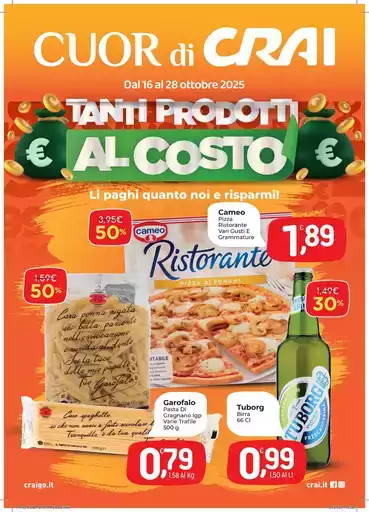 Tanti prodotti al costo Tanti prodotti al costo
