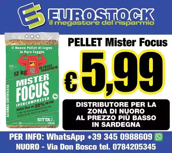 PELLET Mister Focus 5.99 euro PELLET Mister Focus 5.99 euro
