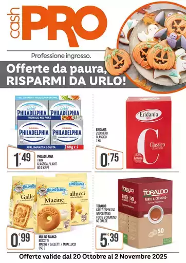 Offerte valide dal 20 Ottobre al 2 Novembre 2025