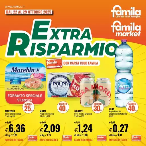 Extra risparmio Extra risparmio